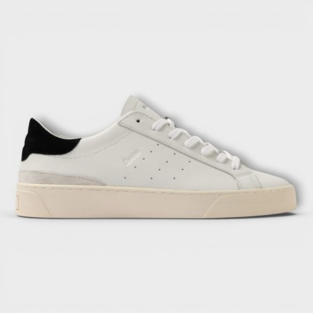 D.A.T.E. Sonica Calf White Black