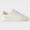 D.A.T.E. Sonica Calf White Gray